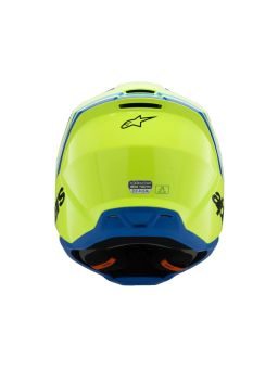Prilba S-M3 RADIUM, ALPINESTARS, detská (žltá fluo/černá/modrá) 2025