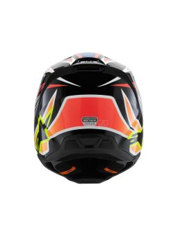 Prilba S-M3 WURX, ALPINESTARS, detská (černá/žlutá fluo/modrá/červená) 2025