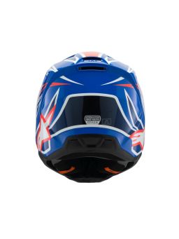 Prilba S-M3 WURX, ALPINESTARS, detská (modrá/červená/bílá/černá) 2025