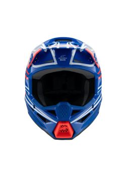 Prilba S-M3 WURX, ALPINESTARS, detská (modrá/červená/bílá/černá) 2025