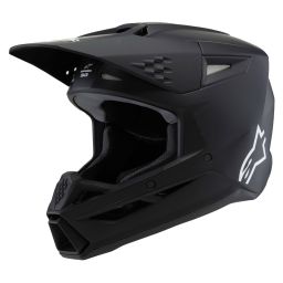 Prilba S-M3 SOLID, ALPINESTARS, detská (čierna mat) 2025