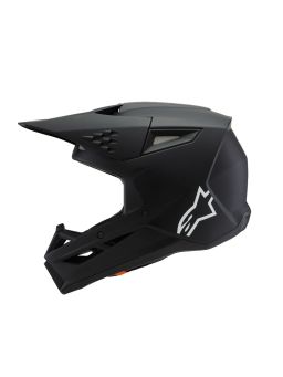 Prilba S-M3 SOLID, ALPINESTARS, detská (čierna mat) 2025