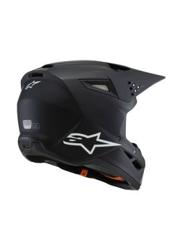 Prilba S-M3 SOLID, ALPINESTARS, detská (čierna mat) 2025