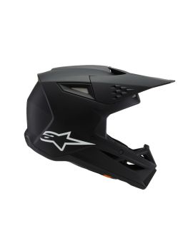 Prilba S-M3 SOLID, ALPINESTARS, detská (čierna mat) 2025