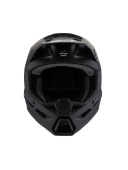 Prilba S-M3 SOLID, ALPINESTARS, detská (čierna mat) 2025