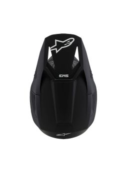 Prilba S-M3 SOLID, ALPINESTARS, detská (čierna mat) 2025