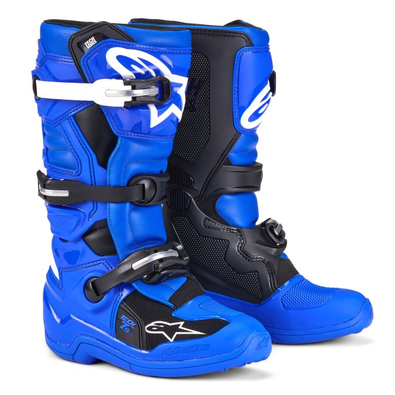 Topánky TECH 7 S, ALPINESTARS, detské (modrá/bílá/černá) 2025