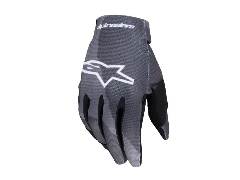 Rukavice RADAR, ALPINESTARS, detské (šedá camo/černá) 2025