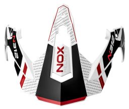 šilt pre prilby N312 DRONE, NOX (bílá,černá,červená)
