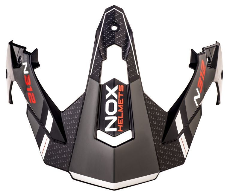 šilt pre prilby N312 DRONE, NOX (tmavo modrá matná,červená)