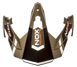 šilt pre prilby N312 DRONE, NOX (khaki matná,oranžová)