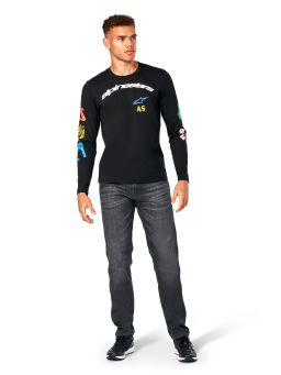 Triko BRUNDO CSF dlhý rukáv, ALPINESTARS (čierna)