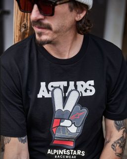 Triko PEACEOUT CSF, ALPINESTARS (čierna)