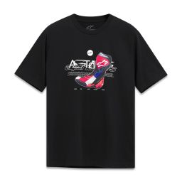 Triko R BOOT CSF, ALPINESTARS (čierna)
