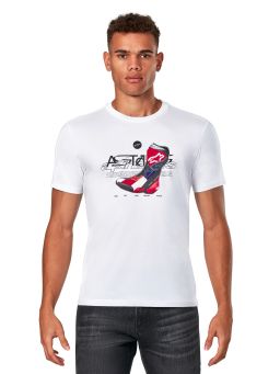 Triko R BOOT CSF, ALPINESTARS (biela)