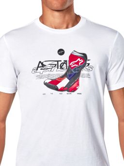 Triko R BOOT CSF, ALPINESTARS (biela)