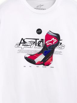 Triko R BOOT CSF, ALPINESTARS (biela)
