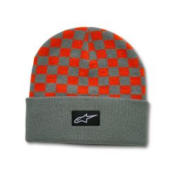 čiapka CHECKERED CUFF BEANIE, ALPINESTARS (modrá/oranžová)