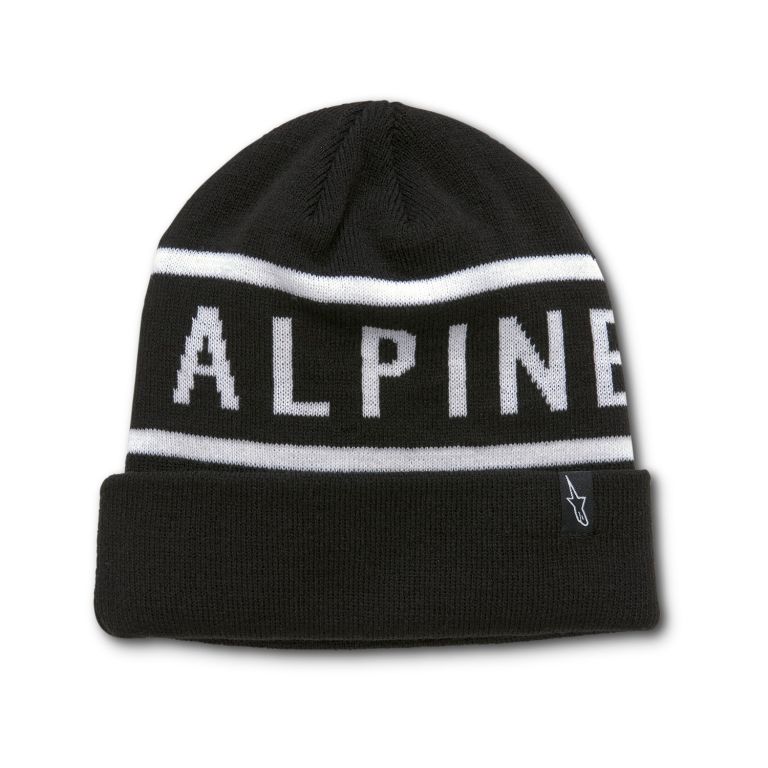 čiapka WORDY CUFF BEANIE, ALPINESTARS (černá/bílá)