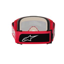 Okuliare VISION 5 BLAZE, ALPINESTARS (červená, zrkadlové zlaté plexi) 2025