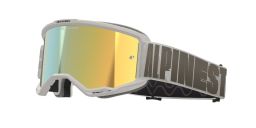 Okuliare VISION 5 HOLLOW, ALPINESTARS (piesková, zrkadlové zlaté plexi) 2025