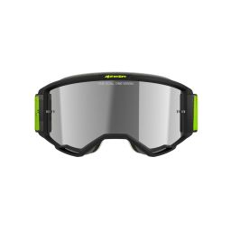 Okuliare VISION 5 HOLLOW, ALPINESTARS (šedá/žlutá fluo, zrkadlové strieborné plexi) 2025
