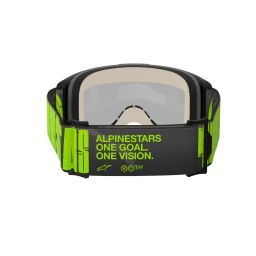 Okuliare VISION 5 HOLLOW, ALPINESTARS (šedá/žlutá fluo, zrkadlové strieborné plexi) 2025