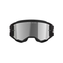 Okuliare VISION 3 WORDMARK, ALPINESTARS (čierna, zrkadlové strieborné plexi) 2025