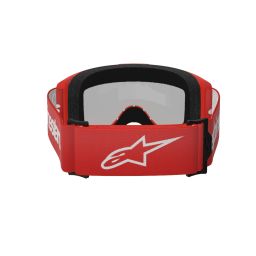 Okuliare VISION 3 WORDMARK, ALPINESTARS (červená, zrkadlové strieborné plexi) 2025