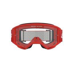 Okuliare VISION 3 WORDMARK, ALPINESTARS (červená, číre plexi) 2025