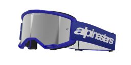 Okuliare VISION 3 WORDMARK, ALPINESTARS (modrá, zrkadlové strieborné plexi) 2025