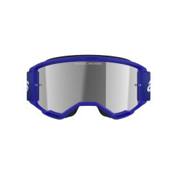 Okuliare VISION 3 WORDMARK, ALPINESTARS (modrá, zrkadlové strieborné plexi) 2025