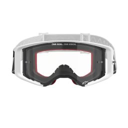 Okuliare SUPERTECH CORP, ALPINESTARS (biela, číre plexi) 2025