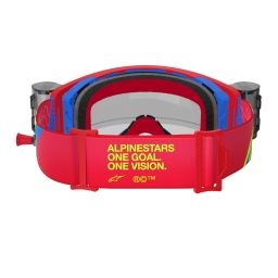 Okuliare SUPERTECH CORP ROLL-OFF WIDE VISION, ALPINESTARS (červená/modrá, číre plexi a roll-off systém) 2025