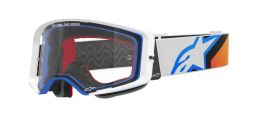 Okuliare SUPERTECH CORP, ALPINESTARS (modrá/oranžová, číre plexi) 2025