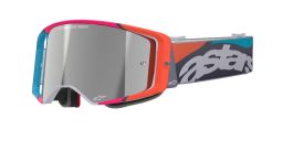 Okuliare SUPERTECH STREAM, ALPINESTARS (šedá/multicolor, zrkadlové strieborné plexi) 2025