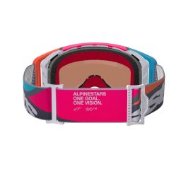 Okuliare SUPERTECH STREAM, ALPINESTARS (šedá/multicolor, zrkadlové strieborné plexi) 2025