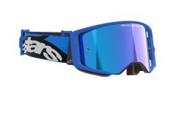 Okuliare SUPERTECH STREAM, ALPINESTARS (modrá, zrkadlové modré plexi) 2025