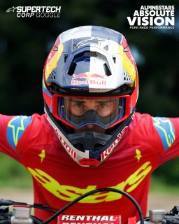 Okuliare SUPERTECH STREAM ROLL-OFF WIDE VISION, ALPINESTARS (modrá, číre plexi a roll-off systém) 2025