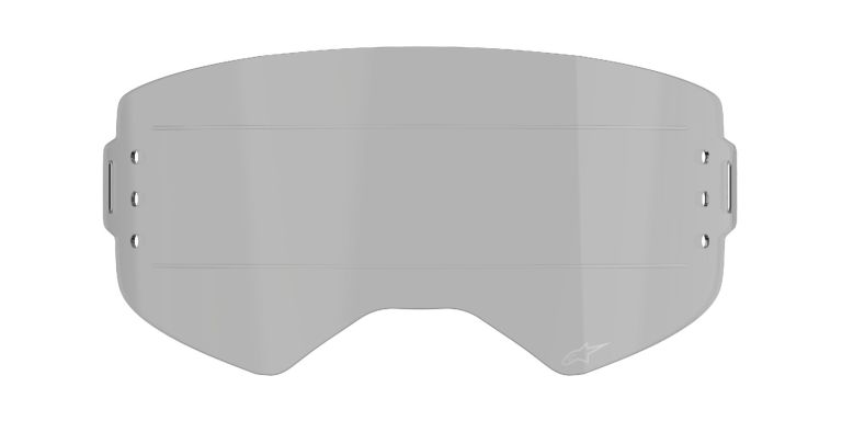 Plexi pre okuliare SUPERTECH, ALPINESTARS (dymové pre systém roll-off)