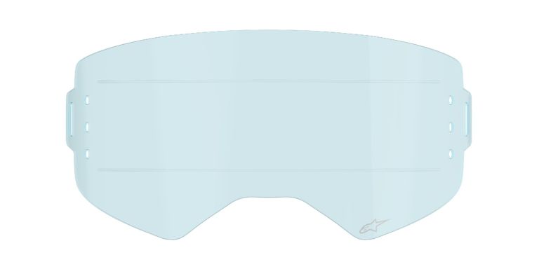 Plexi pre okuliare SUPERTECH, ALPINESTARS (modré pre systém roll-off)