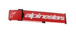 Náhradné textilné popruh pre okuliare SUPERTECH a VISION 8, ALPINESTARS (červená/bílá)