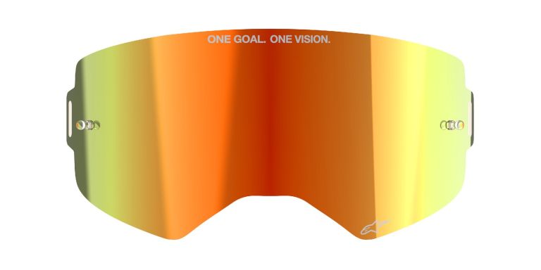 Plexi pre okuliare SUPERTECH, ALPINESTARS (zrkadlové červené ABSOLUTE VISION™)