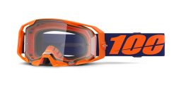 ARMATIC 100% okuliare Neon Orange, číre plexi