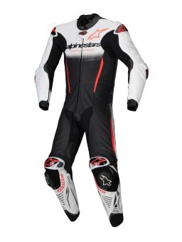 Jednodielna kombinéza GP-R7, TECH-AIR ready/kompatibilní, ALPINESTARS (bílá/černá/červená fluo) 2026