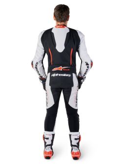 Jednodielna kombinéza GP-R7, TECH-AIR ready/kompatibilní, ALPINESTARS (bílá/černá/červená fluo) 2026