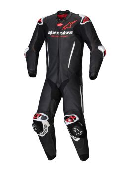Jednodielna kombinéza GP-R7, TECH-AIR ready/kompatibilní, ALPINESTARS (černá/bílá/červená fluo) 2026