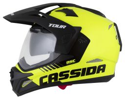 Prilba Tour 2.0 Dual, CASSIDA (žltá fluo/černá/černý matný šilt, plexi s prípravou pre Pinlock) 2025
