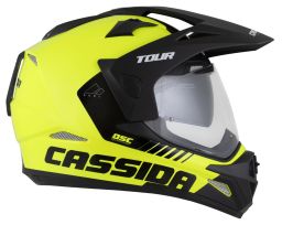 Prilba Tour 2.0 Dual, CASSIDA (žltá fluo/černá/černý matný šilt, plexi s prípravou pre Pinlock) 2025