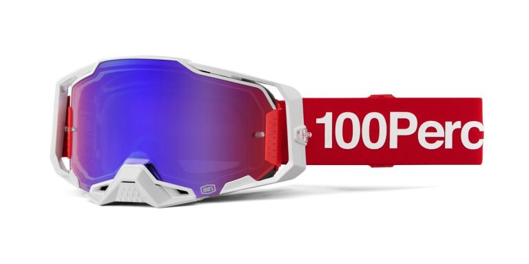 Okuliare ARMEGA CORBIN, 100% červené/modré plexi